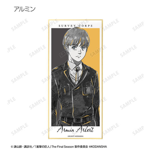 『進撃の巨人』トレーディング Ani-Art BLACK LABEL スタンド付き色紙 ver.A(単位/BOX)【202509再販】